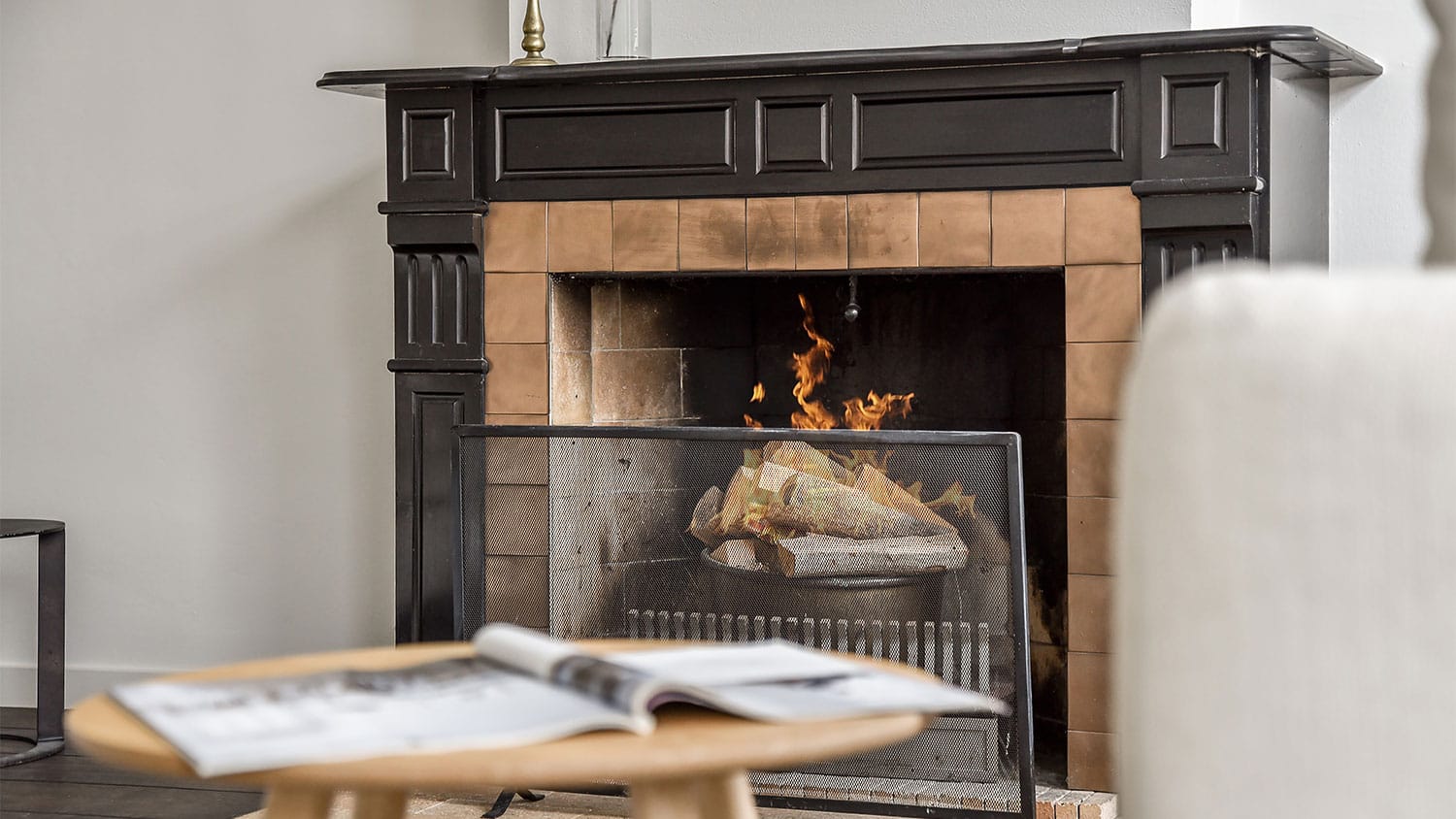 how to renovate a brick fireplace
